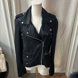 Women's Black Leather Jacket